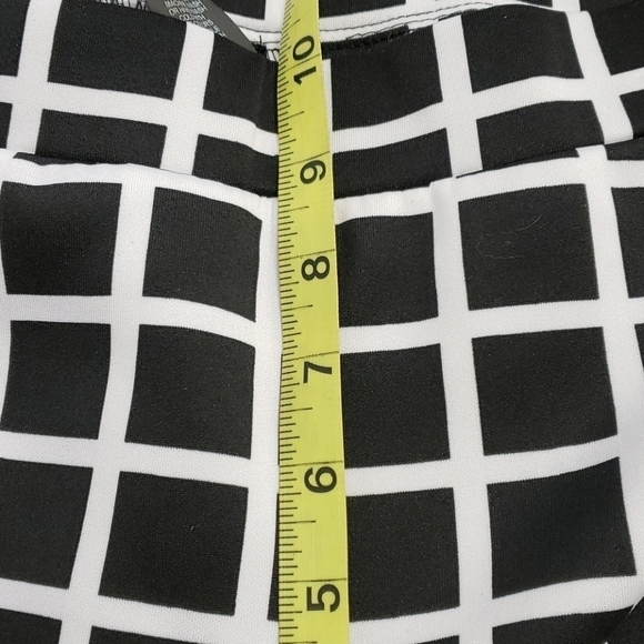 NEW Direction Window Pane Black & White Pants L - Picture 7 of 12